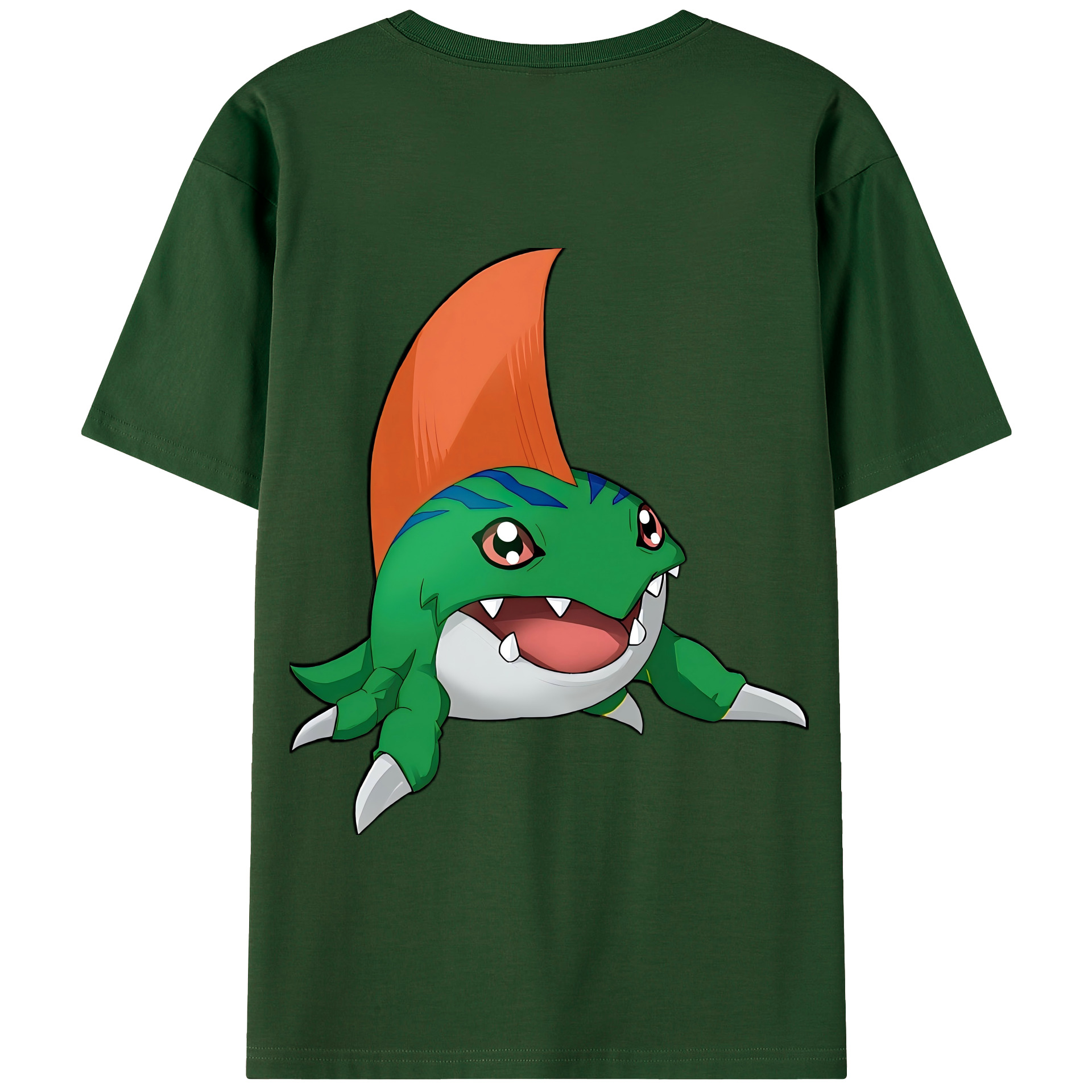 （画像用） Digimon デジタルモンスター/デジモン 綿100％半袖Tシャツ（背面プリント）